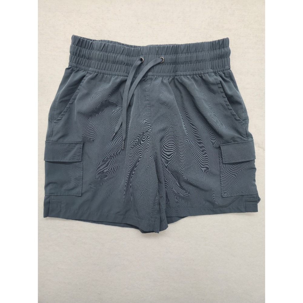 Mondetta Outdoor Project Shorts Womens S Gray Athleisure Cargo Drawstring
